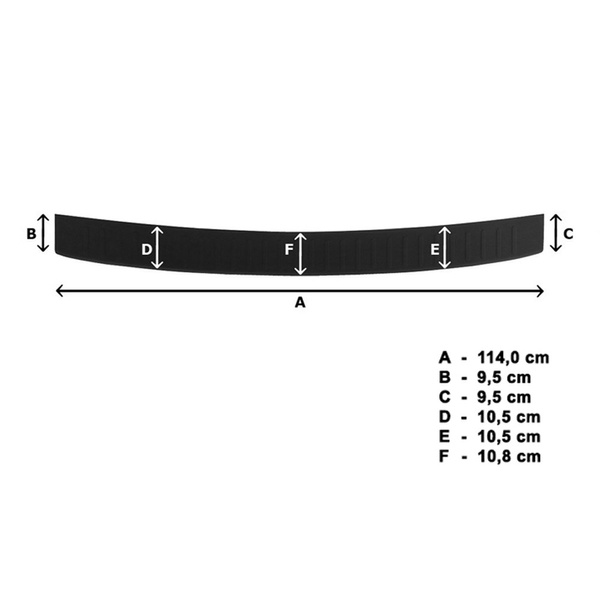 Proteção para o para-choque traseiro compatível com Hyundai Tucson SUV (2018-2020)
