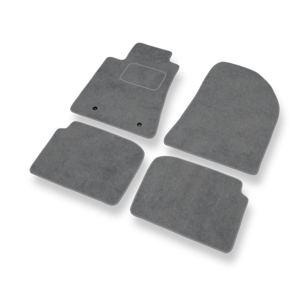 Tapetes de veludo para carros Toyota Avensis II Combo, Liftback, Sedan (2003-2008) - Tapetes para carros cinza