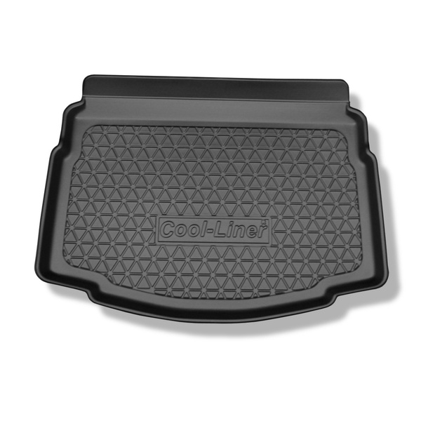 Tapete para a bagageira projetado para Volkswagen Golf VII Hatchback (10.2012-12.2019) - com roda sobressalente provisória / conjunto de reparação: para a parte inferior do porta-malas e inferior