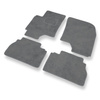 Tapetes de veludo para carros Chevrolet Epica Sedan (2006-2011) - Tapetes para carros cinza