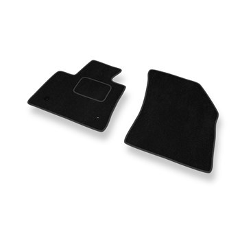 Tapetes de veludo para carros Peugeot 5008 (5-lugares) (2017-2024) - Tapetes para carros preta