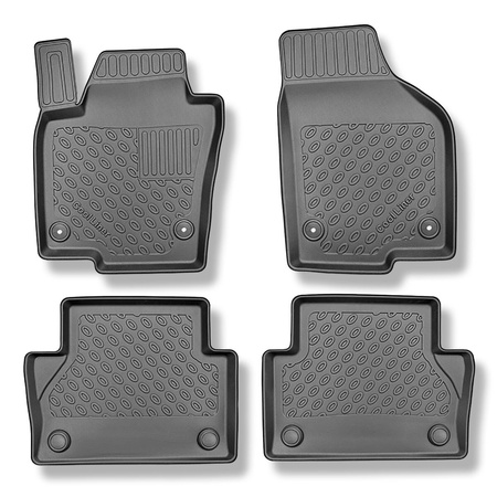 Tapetes TPE para Seat Alhambra II Van (09.2010-03.2022) - 5 ou 7 lugares; sem terceira fileira