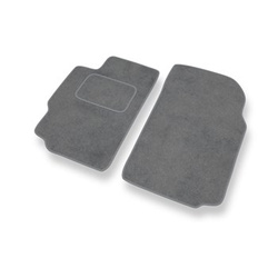 Tapetes de veludo para carros Peugeot 406 (1995-2004) - Tapetes para carros cinza