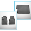 Conjunto de tapetes de bagageira e tapetes de carro feitos sob medida para Ford Tourneo Custom L2 Van (01.2013-2018)