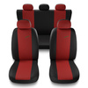 Capas de carro universais para Audi A4 B5, B6, B7, B8, B9 (1995-2024) - vermelho