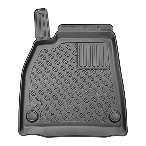 Conjunto de tapetes de bagageira e tapetes de carro feitos sob medida para Tesla Model S Facelift II Coupé (01.2021-....) - porta-malas traseiro