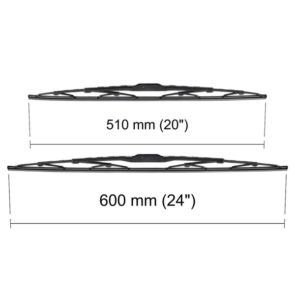 Escovas limpa-vidros para pára-brisas para Renault Laguna II Grandtour, Hatchback (03.2001-09.2007) - standard