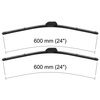 Escovas limpa-vidros para pára-brisas para Renault Safrane Hatchback (04.1992-12.2000) - planas