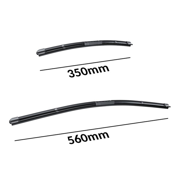 Escovas limpa-vidros para pára-brisas para Hyundai Getz Hatchback (09.2002-06.2009) - planas