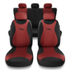 Capas de carro universais para Nissan Maxima IV, V, VI (1995-2009) - vermelho