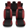 Capas de carro universais para Renault Megane I, II, III, IV (1995-2019) - vermelho