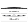 Escovas limpa-vidros para pára-brisas para Renault Safrane Hatchback (04.1992-12.2000) - standard