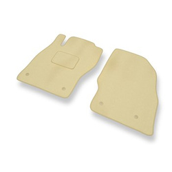 Tapetes de veludo para carros Opel Corsa E Hatchback, Van (2014-2019) - Tapetes para carros bege