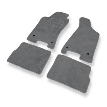 Tapetes de veludo para carros Audi 80 IV B4 (1991-1996) - Tapetes para carros cinza