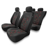 Capas de carro universais para Audi A4 B5, B6, B7, B8, B9 (1995-2024) - vermelho
