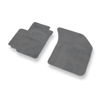 Tapetes de veludo para carros Fiat Sedici (2005-2014) - Tapetes para carros cinza