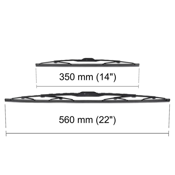 Escovas limpa-vidros para pára-brisas para Hyundai Getz Hatchback (09.2002-06.2009) - standard