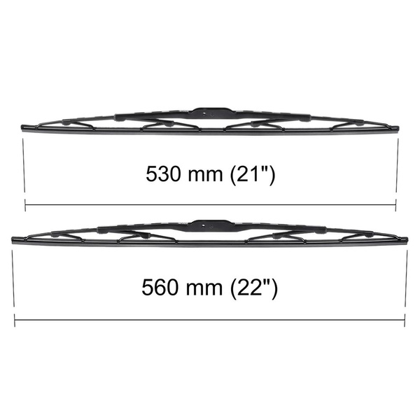 Escovas limpa-vidros para pára-brisas para Jeep Grand Cherokee IV SUV (09.2010-2021) - standard