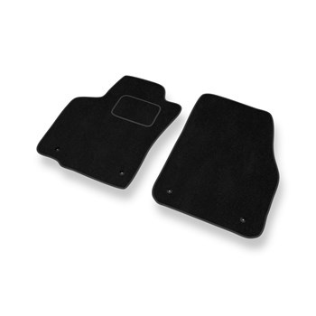 Tapetes de veludo para carros Opel Astra H (2004-2012) - Tapetes para carros preta