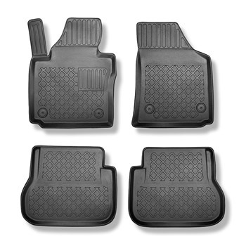 Tapetes TPE para Volkswagen Caddy Maxi Cargo Van (2004-10.2020) - 5 lugares; sem terceira fileira