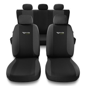 Capas de carro universais para Dacia Sandero I, II (2008-2019) - cinza escuro