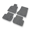 Tapetes de veludo para carros Lexus GS II Sedan (1997-2004) - Tapetes para carros cinza
