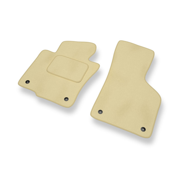Tapetes de veludo para carros Volkswagen Passat B6 Sedan, Variant (2005-2010) - Tapetes para carros bege