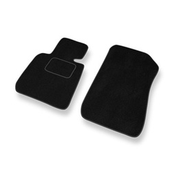 Tapetes de veludo para carros BMW Série 3 M3 IV E90 Limousine (2007-2013) - Tapetes para carros preta