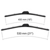 Escovas limpa-vidros para pára-brisas para Seat Leon I Hatchback (10.1998-06.2006) - planas