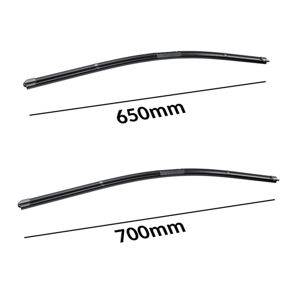 Escovas limpa-vidros para pára-brisas para Dodge Caravan III, IV Minivan (1996-2007) - planas