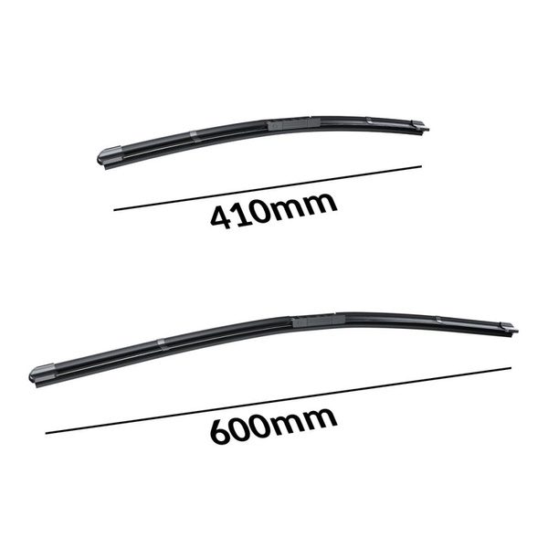 Escovas limpa-vidros para pára-brisas para Renault Megane III Coupé, Grandtour, Hatchback, Convertível, Sedan (11.2008-2016) - planas