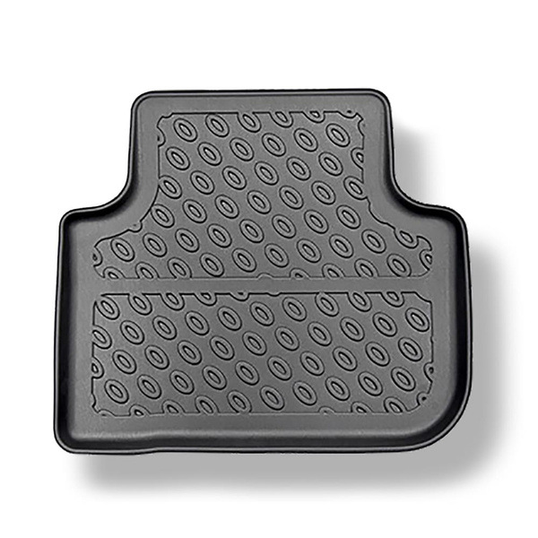 Conjunto de tapetes de bagageira e tapetes de carro feitos sob medida para Audi Q3 Sportback (09.2019-....) - também com tração híbrida TFSI e Plug-in Hybrid; parte superior do porta-malas (com base multifuncional)