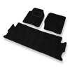 Tapetes de veludo para carros Land Rover Discovery II (1998-2004) - Tapetes para carros preta