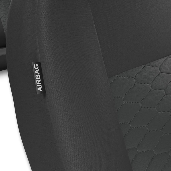 Capas de carro universais para Dacia Duster I, II, III (2010-....) - Tipo 3 (cinza)