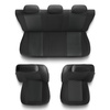 Capas de carro universais para Dacia Duster I, II (2010-2019) - Tipo 3 (cinza)