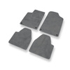 Tapetes de veludo para carros Peugeot 607 Sedan (1999-2010) - Tapetes para carros cinza