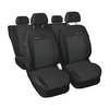 Conjunto de capas para bancos de carro Seat Ibiza III Hatchback (2002-2008) assentos anatómicos - E1