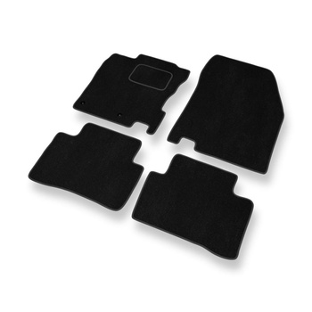 Tapetes de veludo para carros Nissan Qashqai II Crossover (2013-2021) - Tapetes 