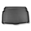 Tapete para a bagageira projetado para Volkswagen Golf VIII Hatchback (12.2019-....) - parte inferior do porta-malas; base móvel na posição mais baixa; com roda sobressalente provisória ou conjunto de reparação