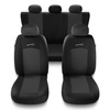 Capas de carro universais para Dacia Dokker (2012-2019) - cinza escuro