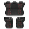 Capas de carro universais para Audi A4 B5, B6, B7, B8, B9 (1995-2024) - vermelho