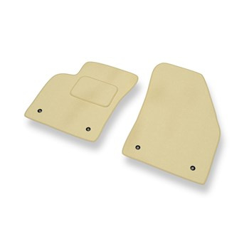 Tapetes de veludo para carros Volvo C70 II (2006-2014) - Tapetes para carros bege