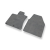 Tapetes de veludo para carros Nissan Qashqai I Crossover (2007-2013) - Tapetes para carros cinza