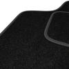 Tapetes de veludo para carros Audi Q3 I 8U (2011-2018) - Tapetes para carros preta