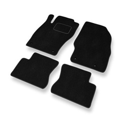 Tapetes de veludo para carros Opel Corsa D Hatchback (2006-2014) - Tapetes para carros preta