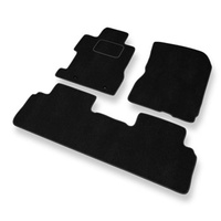 Tapetes de veludo para carros Honda Civic VIII (4 portas) (2006-2011) - Tapetes para carros preta