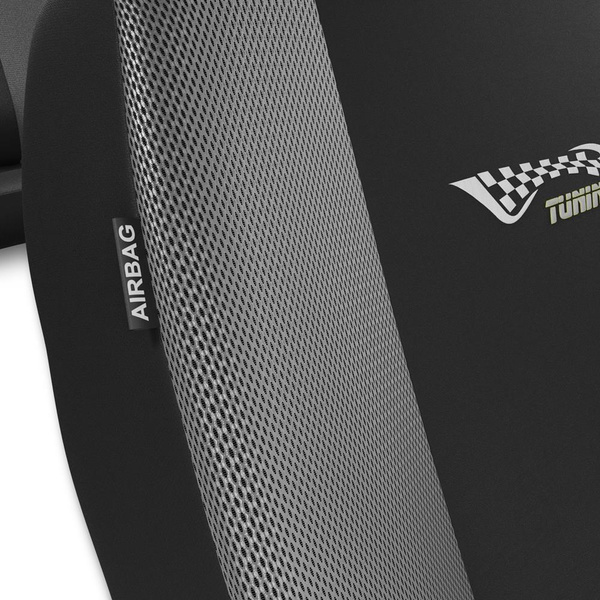 Capas de carro universais para Toyota Avensis I, II, III (1997-2018) - prata