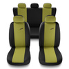 Capas de carro universais para Dacia Sandero I, II (2008-2019) - amarelo