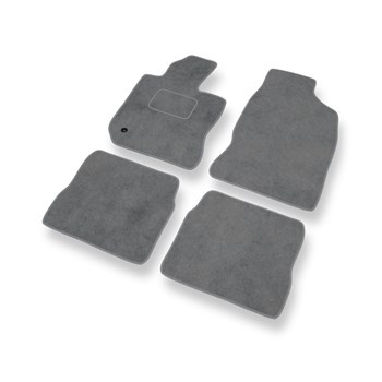 Tapetes de veludo para carros Chrysler PT Cruiser Manual (2000-2010) - Tapetes para carros cinza