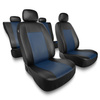 Capas de carro universais para Audi A8 D2, D3, D4, D5 (1994-2019) - azul